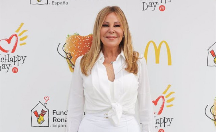 Ana Obregón reaparece para apoyar la labor de la Fundación Infantil Ronald McDonald