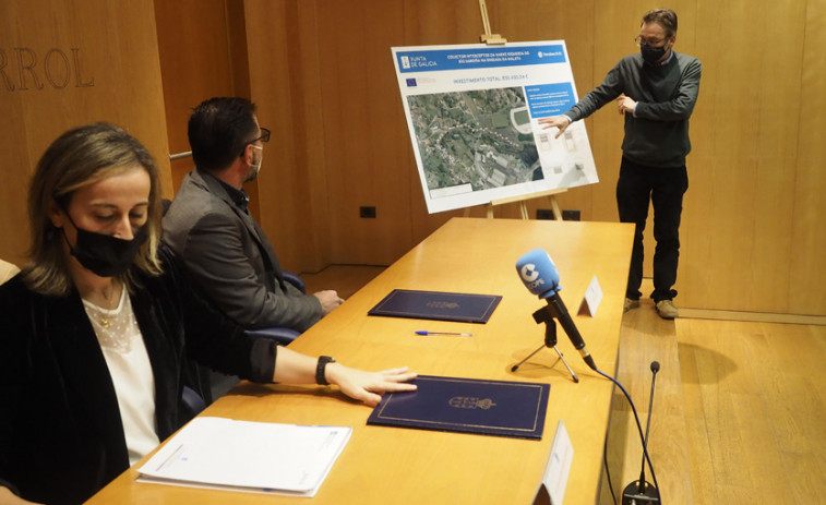 El saneamiento del río da Sardiña podrá ser realidad a finales del próximo año