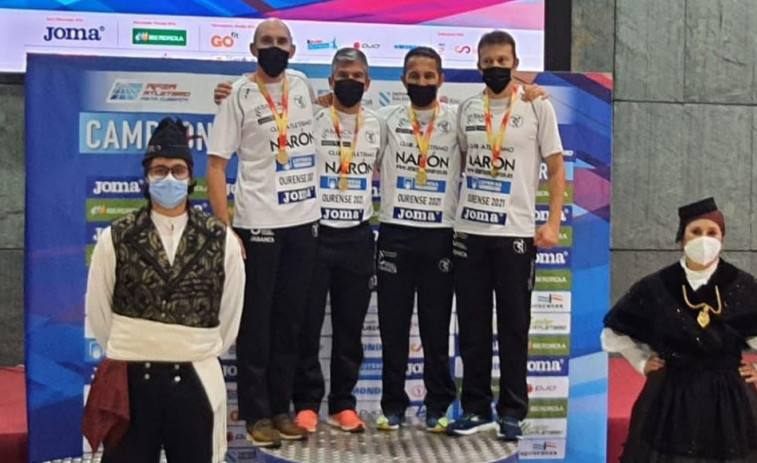 El Atletismo Narón cierra el Estatal con nueve medallas
