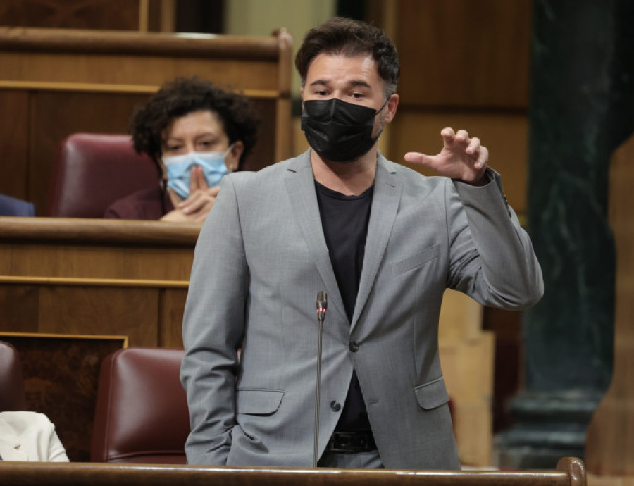 El Gobierno engañó a Rufián