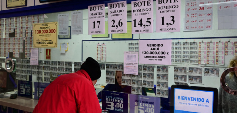 El sorteo de Euromillones deja un premio de un millón de euros en As Pontes