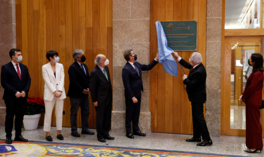 Galicia revindica el papel central de su Parlamento en su 40 aniversario