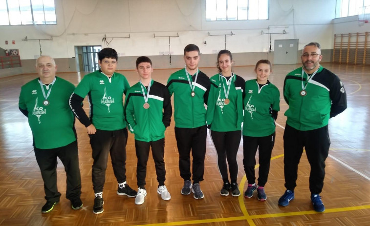 Alvariño, Pina y Vergara, podio en el Gallego absoluto