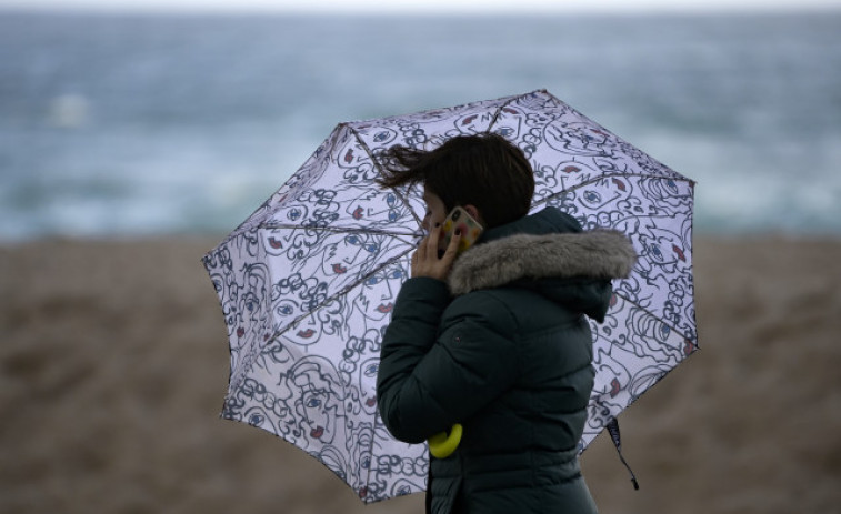 Una nueva borrasca situará la costa gallega con aviso amarillo el primer lunes de 2022