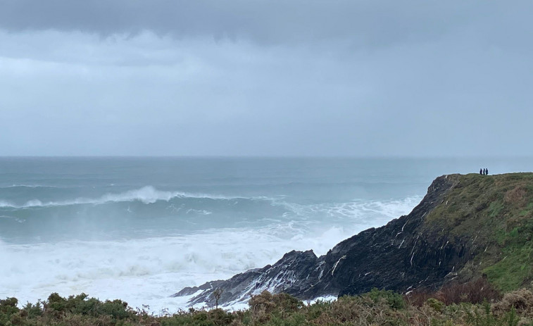 Primer temporal del año en el mar que trae caída drástica de las temperaturas