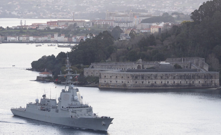 La fragata “Blas de Lezo” abandonó su base en Ferrol para iniciar su misión en el Mar Negro