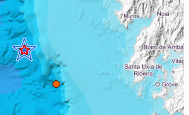 Dos terremotos de magnitud 4,6 y 3,7 grados en el Atlántico se dejaron sentir en la costa coruñesa y en O Salnés