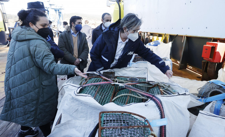 Gardacostas decomisó en Ferrol 2.900 kilos de pescado y marisco en 2021