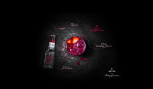 Cherry Sensation, cócteles con vodka por Alfredo Pernía
