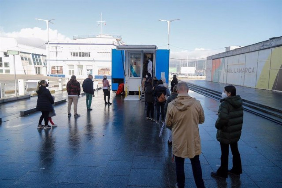 Los casos activos de covid en Galicia siguen en descenso, pero los ingresados suben hasta los casi 700