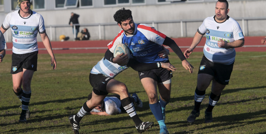 Primer paso del Rugby Ferrol hacia el título de campeón del grupo norte