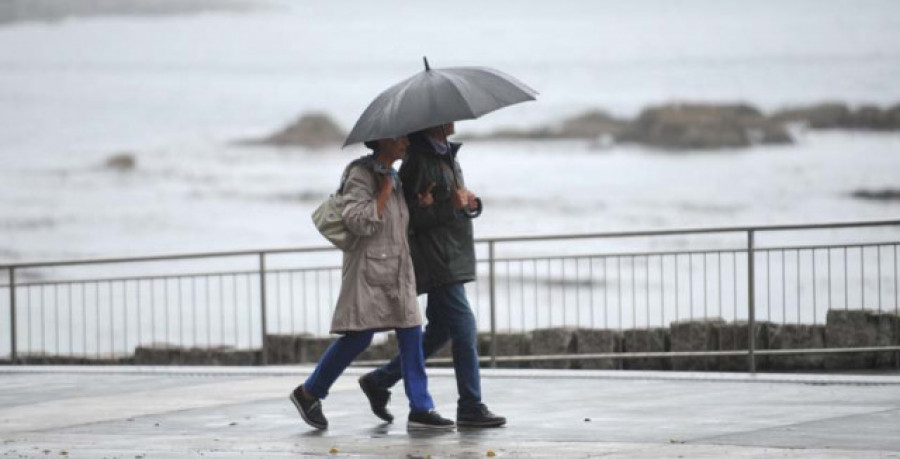 Cielos nublados, chubascos ocasionales y bajada de temperaturas en Galicia
