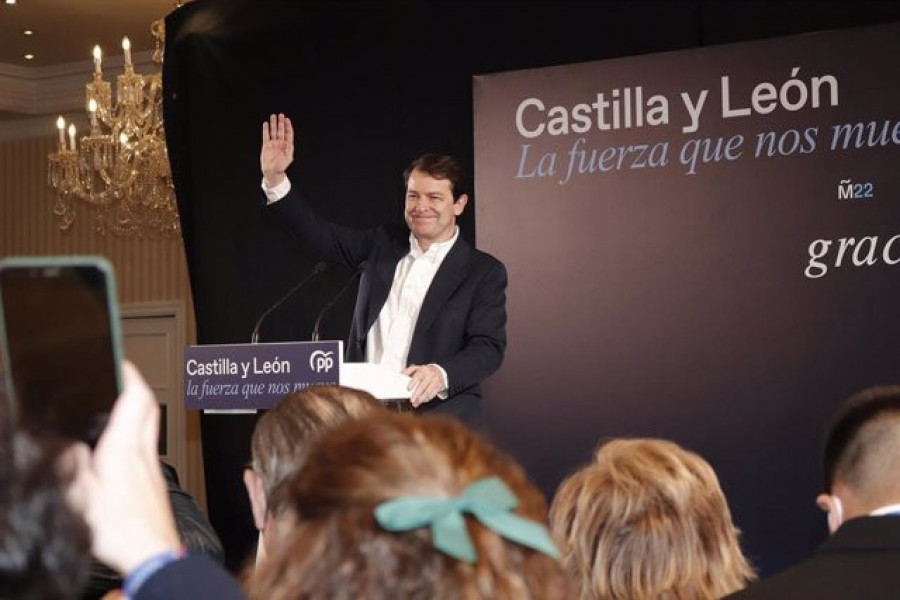 Mañueco dice que hay "varias posibilidades" para formar Gobierno y que lo decidirá el PP de Castilla y León