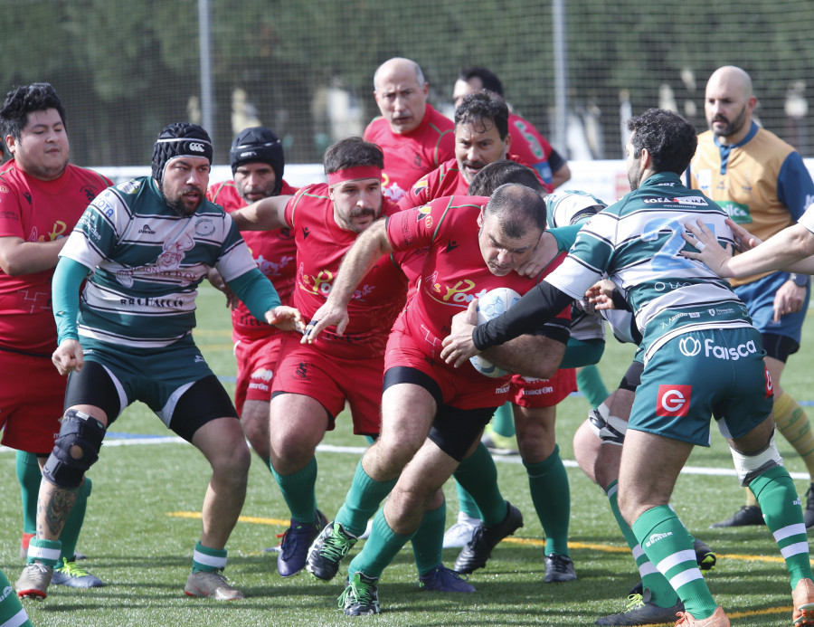El Rugby Ferrol cierra su pase para la final del grupo norte