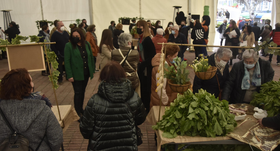 Gran participación de público y cestas en la XLI Feira do Grelo celebrada ayer en el concello de As Pontes