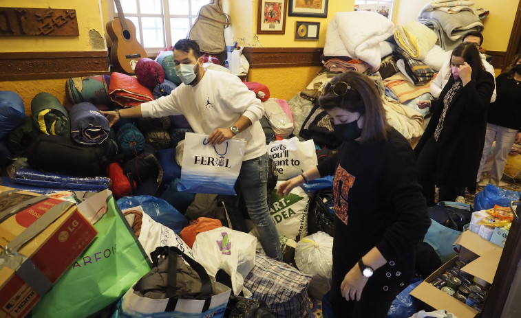 Del Tirso de Molina a la frontera polaca para dejar mantas y traer refugiados