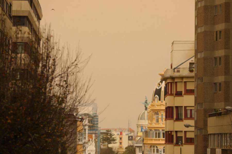 El polvo del Sáhara afecta a la calidad del aire en Galicia, pésima en varias zonas de Ourense