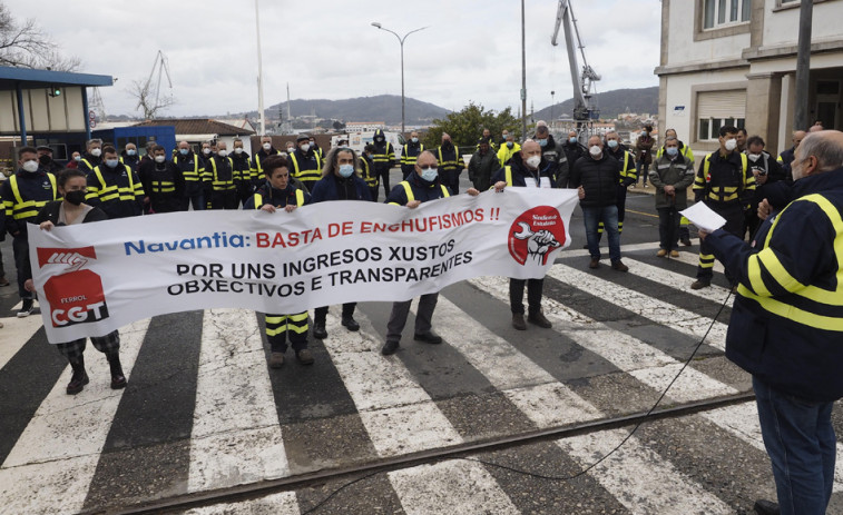 La CGT se manifiesta contra las “irregularidades” en las incorporaciones de Navantia