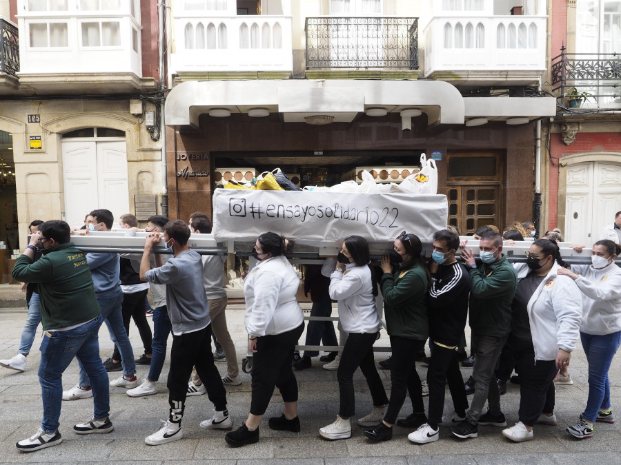 Procesión de solidaridad como preludio a la semana Santa