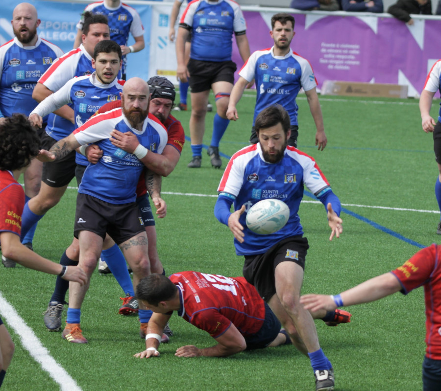 Un Rugby Ferrol con muchas bajas cede en la final gallega