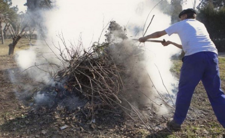 La Xunta prohíbe desde las quemas agrícolas y forestales debido a las condiciones meteorológicas