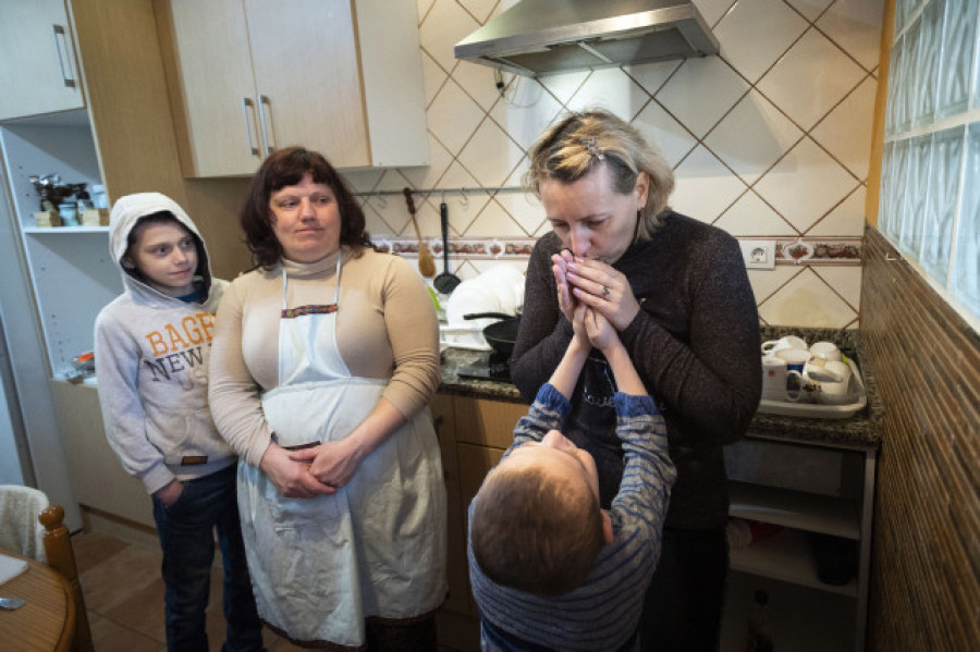 Paz y sosiego para los 50 refugiados de Ucrania que llegan a un pueblo de 98 vecinos