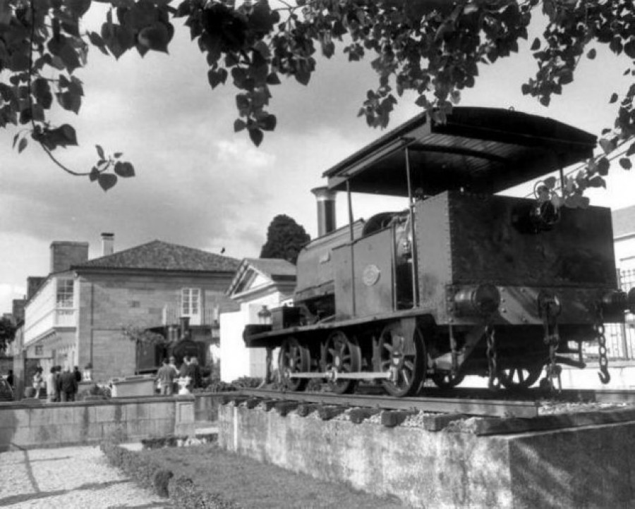 La locomotora Sarita será restaurada para integrarla en Museo Camilo José Cela