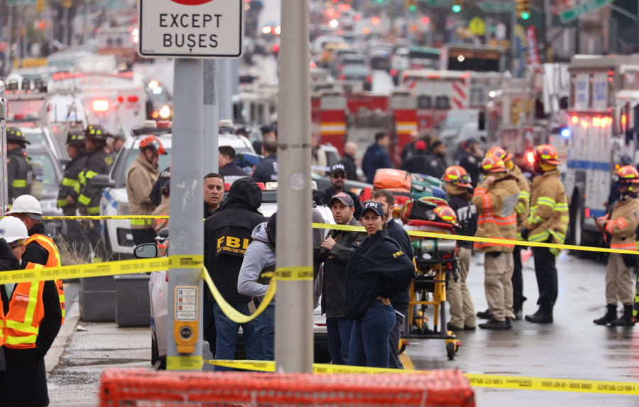 Un tiroteo en el metro de Nueva York deja varios heridos