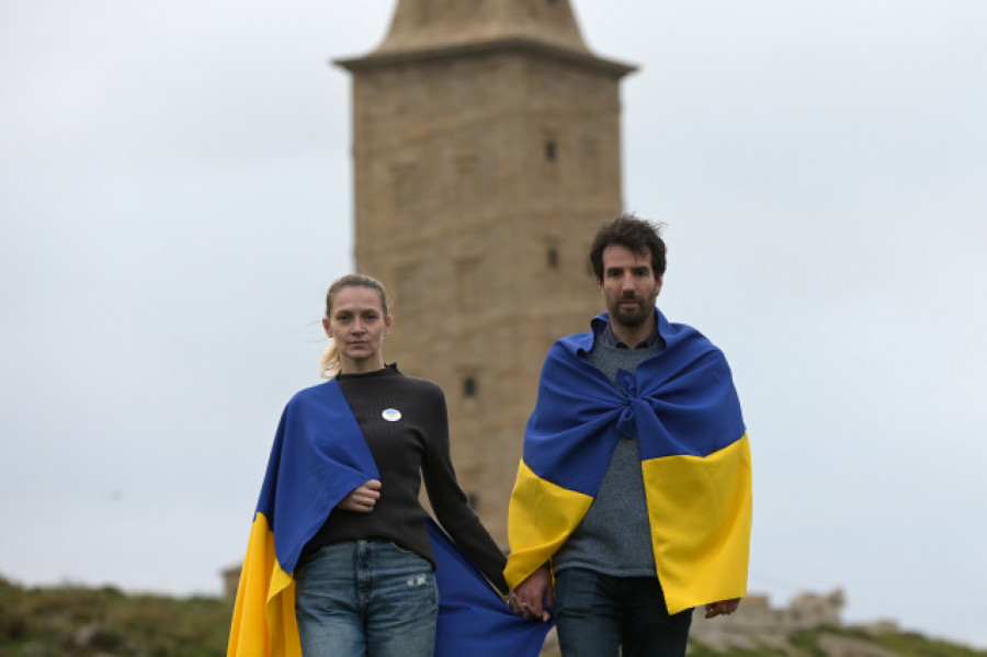 Lucha solidaria desde Galicia para "aliviar" el dolor de la guerra en Ucrania