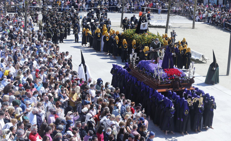 El dispositivo de seguridad de la Semana Santa de Ferrol realizó más de 450 asistencias