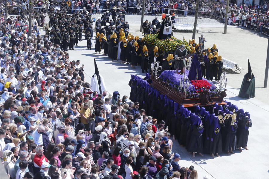 El dispositivo de seguridad de la Semana Santa de Ferrol realizó más de 450 asistencias