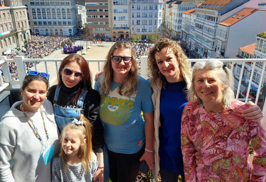 La solidaridad de una ferrolana cambia la vida de cuatro mujeres ucranianas