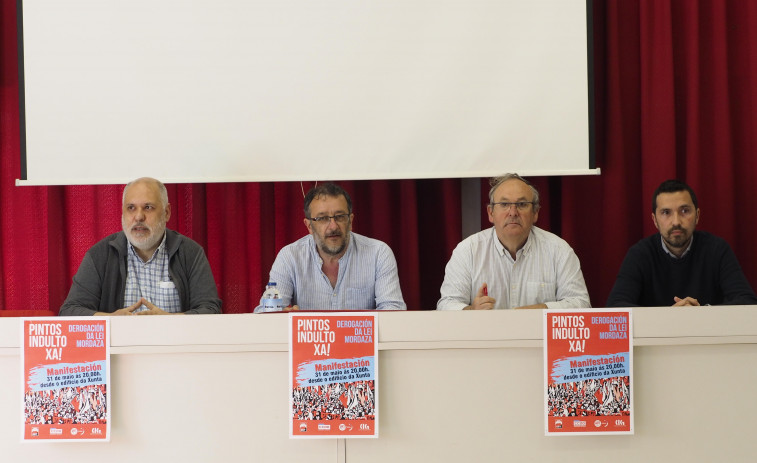 Apoyo masivo de los sindicatos a  la petición de indulto para Pintos