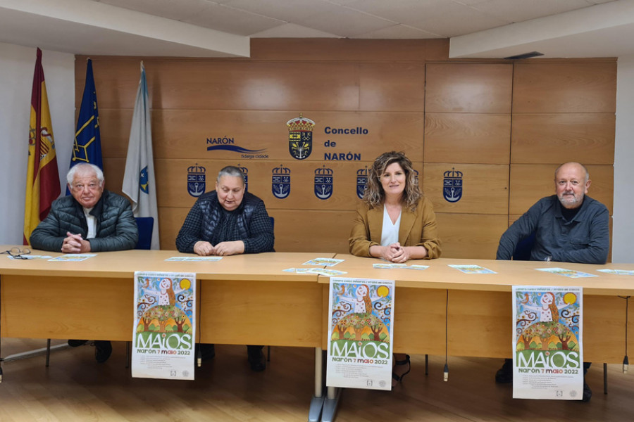 Narón y la Sociedade Areosa organizan este sábado la celebración de Os Maios