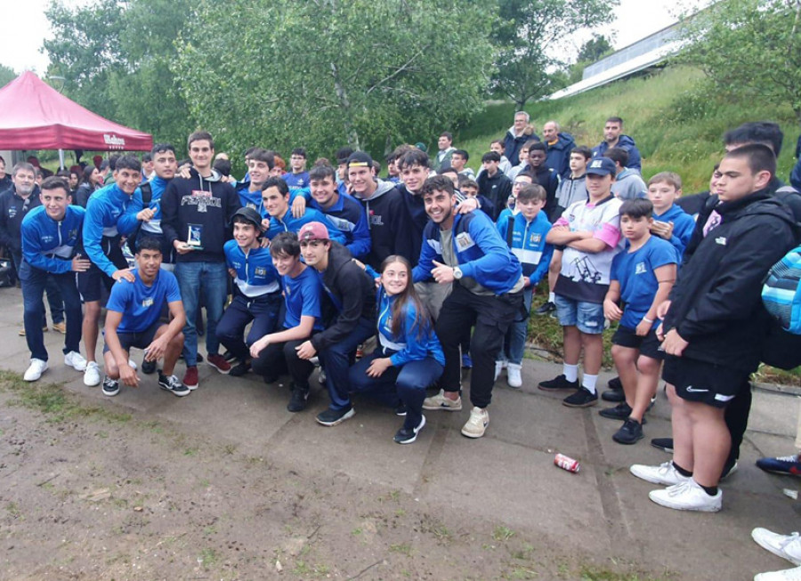 Doblete para los sub 18 del Rugby Ferrol en Vigo
