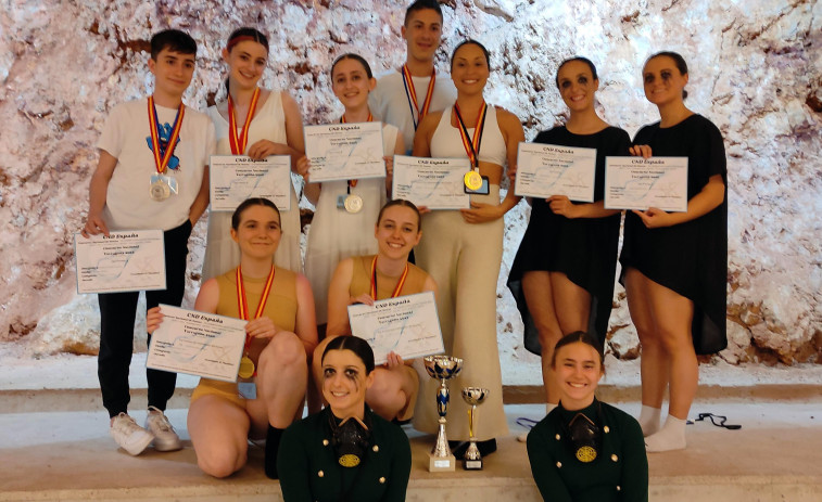 El Estudio de Danza Allegro de Ferrol logra el pase para la fase internacional del concurso CND