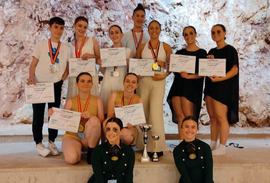 El Estudio de Danza Allegro de Ferrol logra el pase para la fase internacional del concurso CND