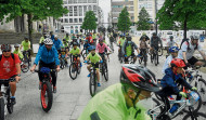 Una marcha ciclista popular pone fin a los actos de la Semana da Seguridade Viaria