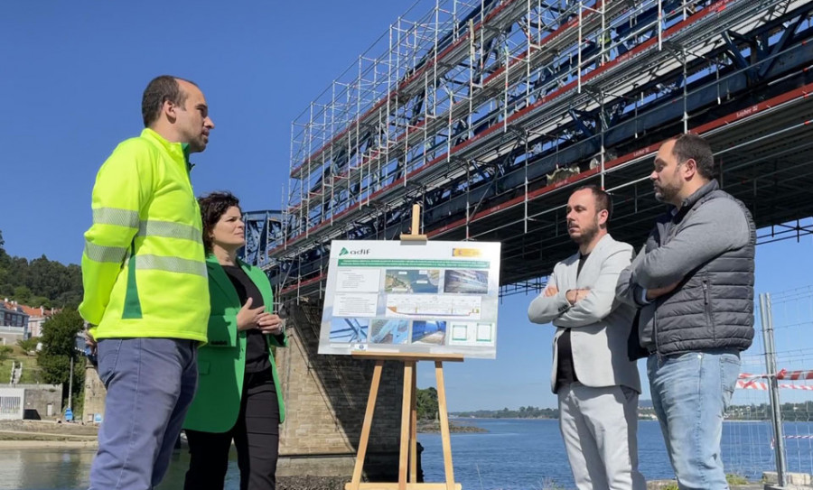 El Gobierno invierte más de 1,5 millones para reparar el puente metálico sobre el Eume
