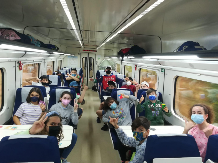 Viaje con reivindicación del CEIP Plurilingüe Eladia Mariño