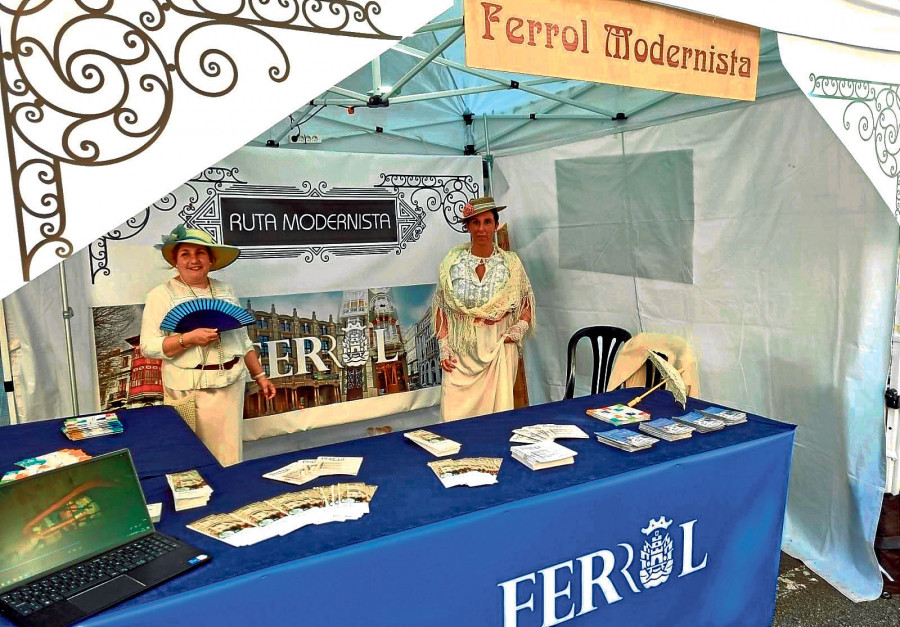 Ferrol se hace un hueco entre la riqueza modernista que se mostró en la feria de Barcelona