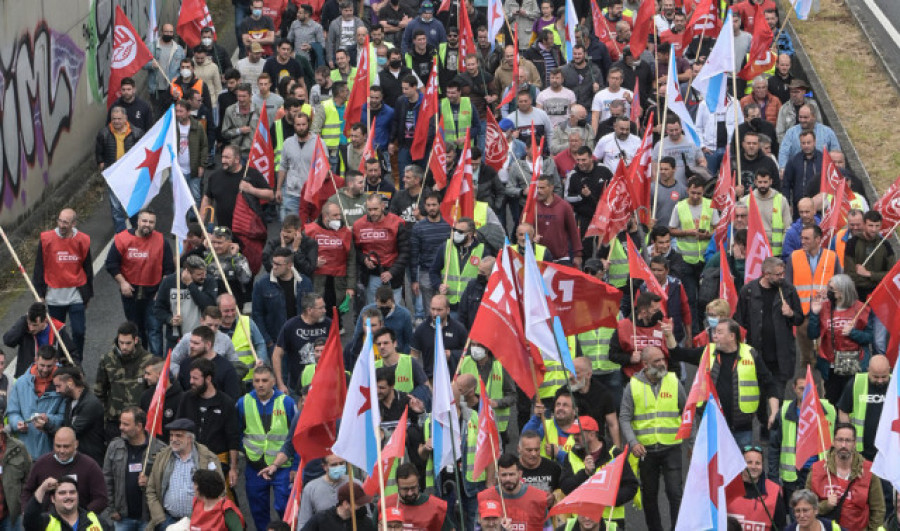 La huelga del metal en A Coruña continúa un mes más ante la falta de acuerdo