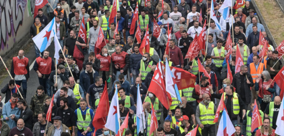 La huelga del metal en A Coruña continúa un mes más ante la falta de acuerdo