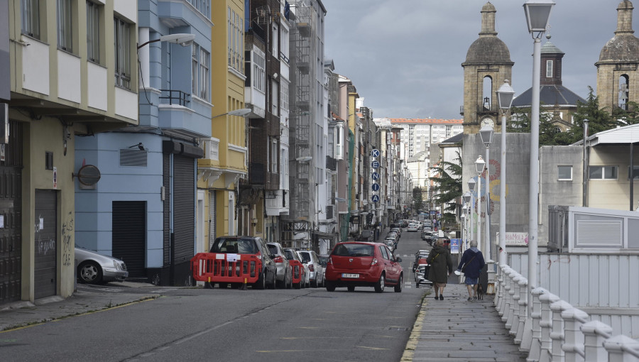 Comienzan los cortes de tráfico en la calle de la Iglesia