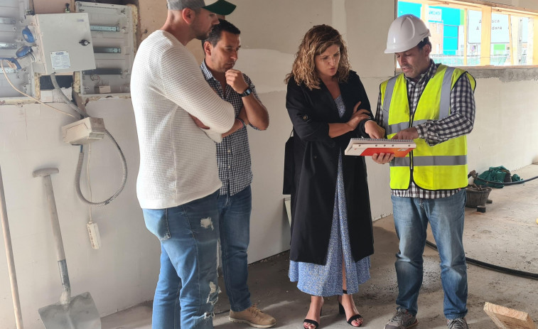Las obras del edificio para actividades deportivas de A Gándara finalizarán en verano