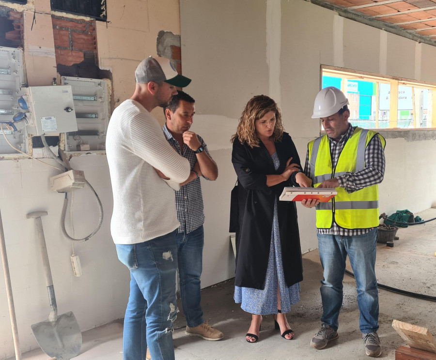 Las obras del edificio para actividades deportivas de A Gándara finalizarán en verano