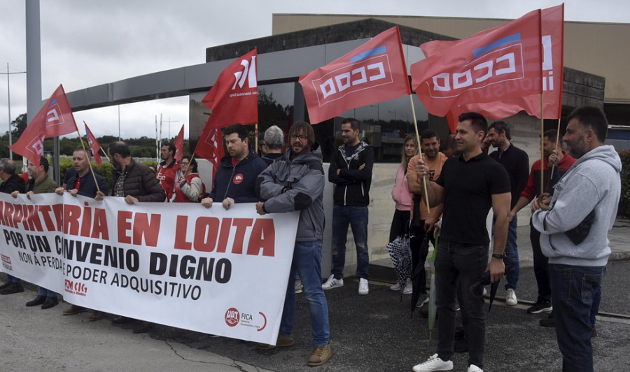 Ferrol vive una jornada de protestas con tres movilizaciones simultáneas