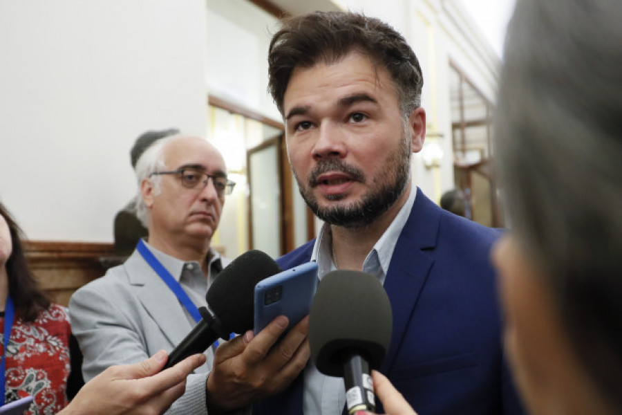 Rufián reitera disculpas por llamar tarado a Puigdemont: No me expresé bien