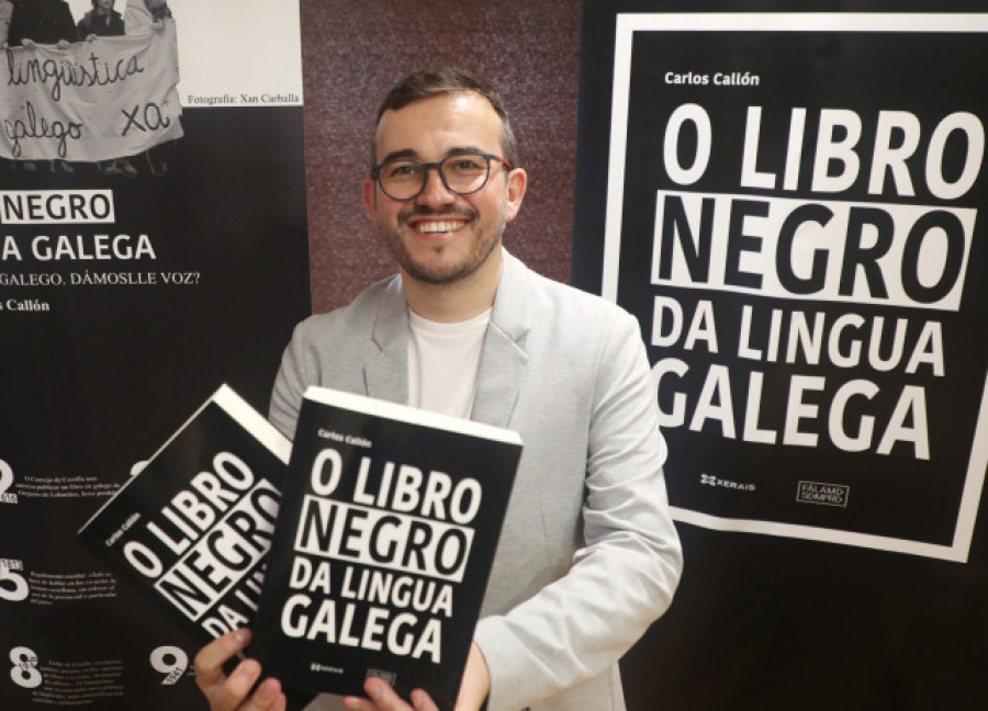 Carlos Callón narra en 'O libro negro' a represión histórica da lingua  galega
