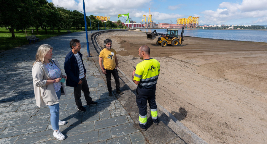 Fene adelanta la preparación de las playas de la costa del municipio de cara al verano